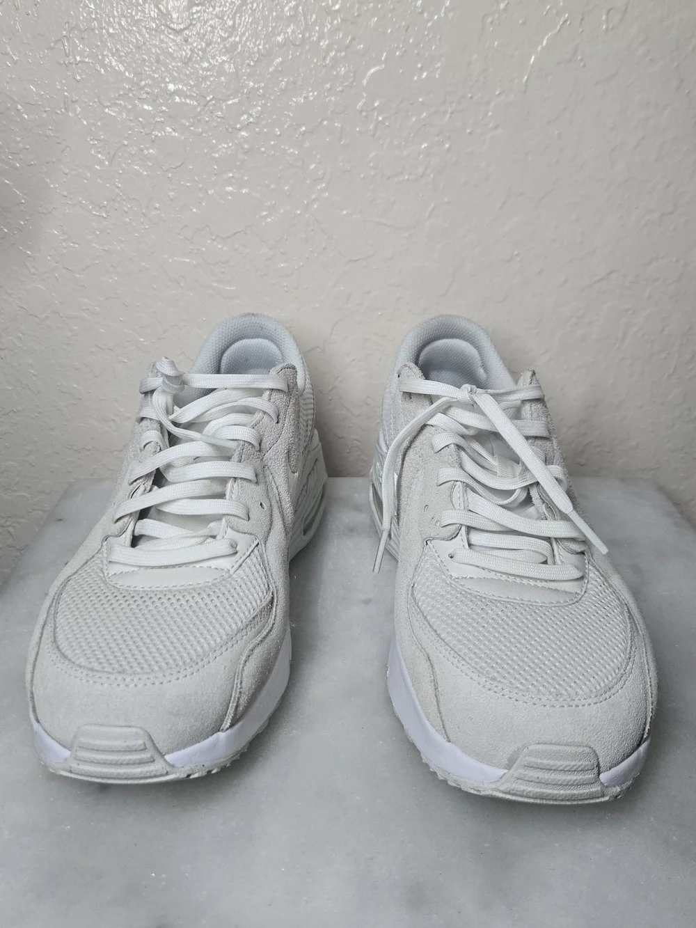 Nike Air Max Excee Womens Sneakers in Tan/Beige White Size 10